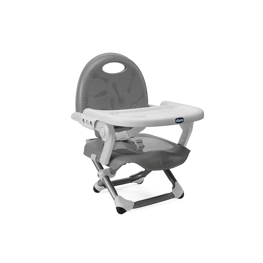 Chicco - Children's portable chair booster seat POCKET SNACK grey