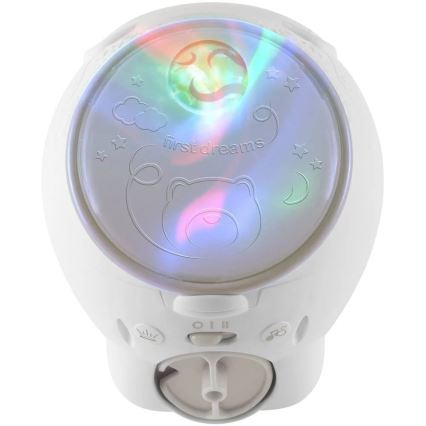 Chicco - Children's projector 2in1 POLAR BEAR 3xAA beige