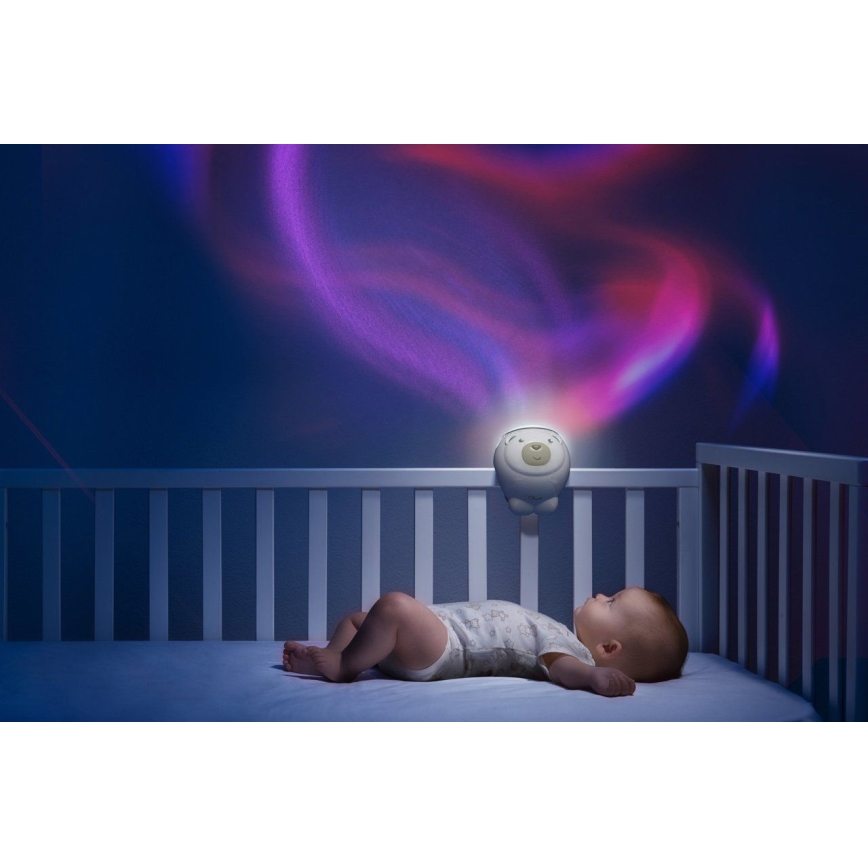 Chicco - Children's projector 2in1 POLAR BEAR beige
