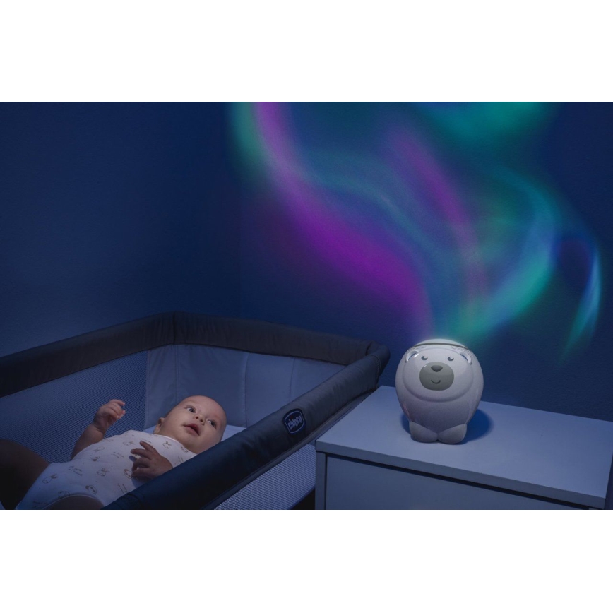 Chicco - Children's projector 2in1 POLAR BEAR beige