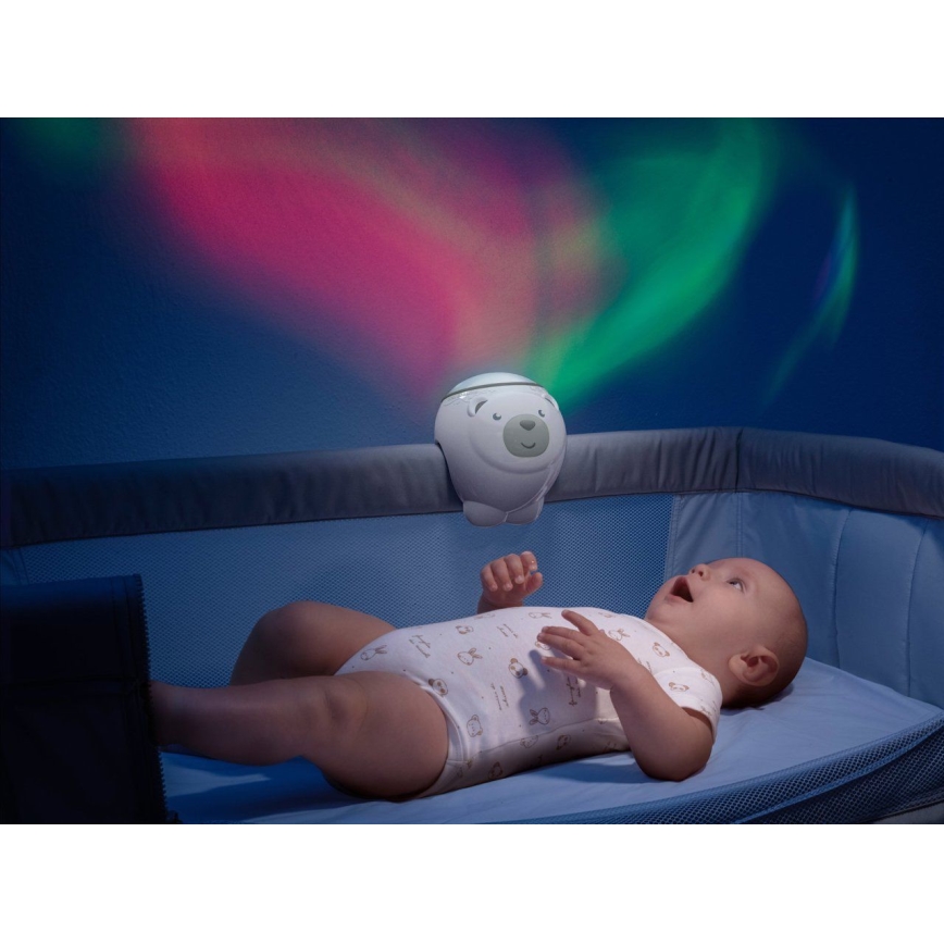 Chicco - Children's projector 2in1 POLAR BEAR beige