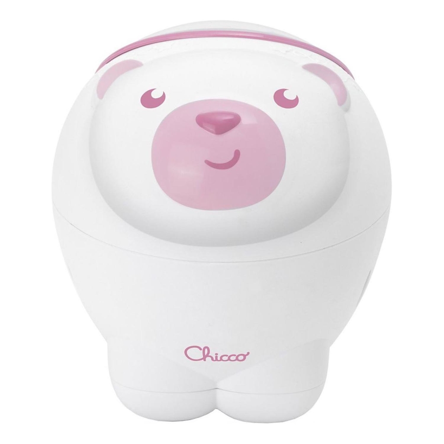 Chicco - Children's projector 2in1 POLAR BEAR pink