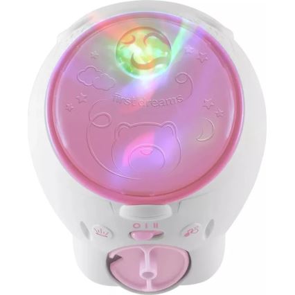 Chicco - Children's projector 2in1 POLAR BEAR pink