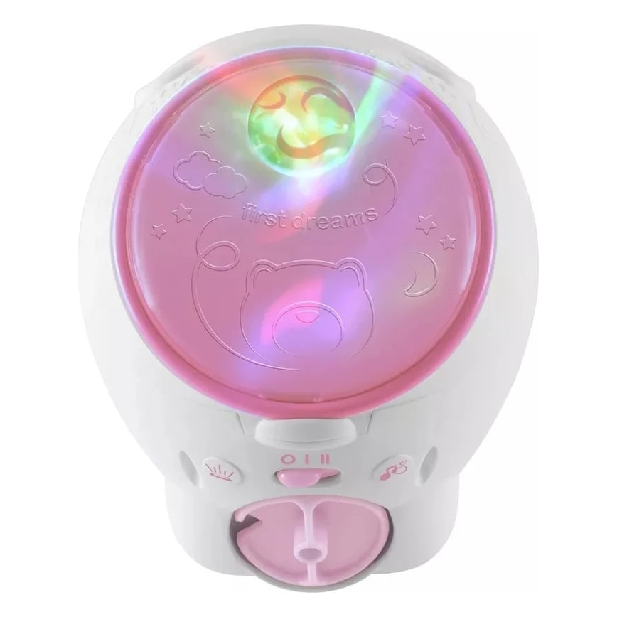 Chicco - Children's projector 2in1 POLAR BEAR pink