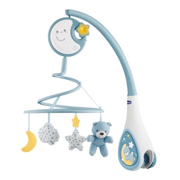Chicco - Crib mobile with melody 3in1 NEXT2DREAMS 3xAA blue