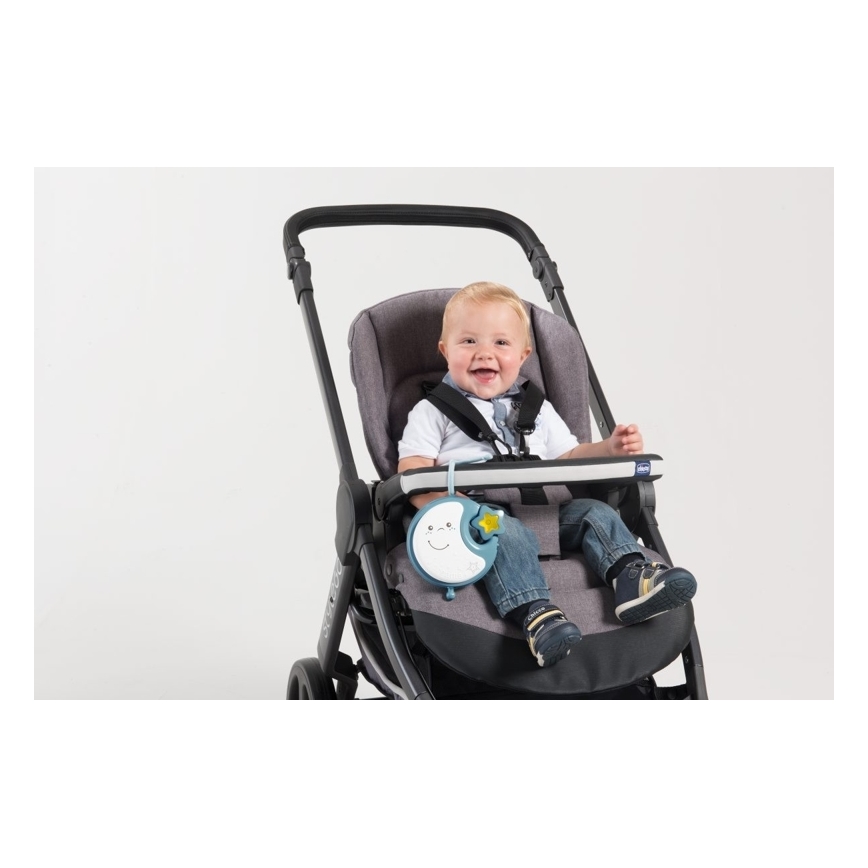Chicco - Crib mobile with melody 3in1 NEXT2DREAMS 3xAA blue