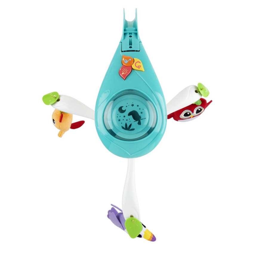 Chicco - Crib mobile with projector MAGIC FOREST 3xAA
