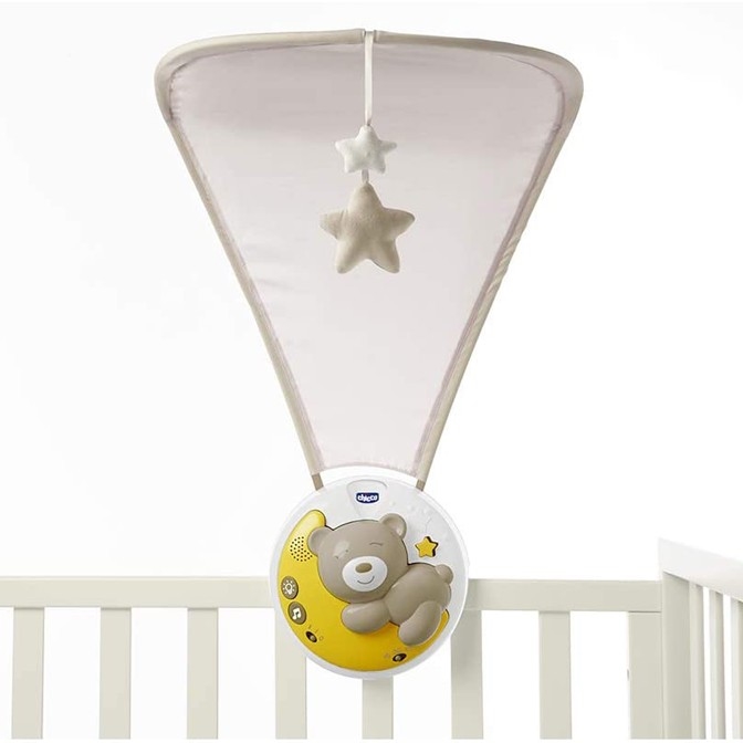 Chicco - Crib projector with melody 3in1 NEXT2MOON grey