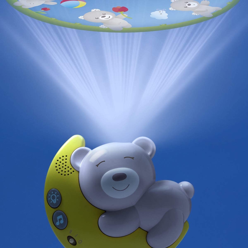 Chicco - Crib projector with melody 3in1 NEXT2MOON grey