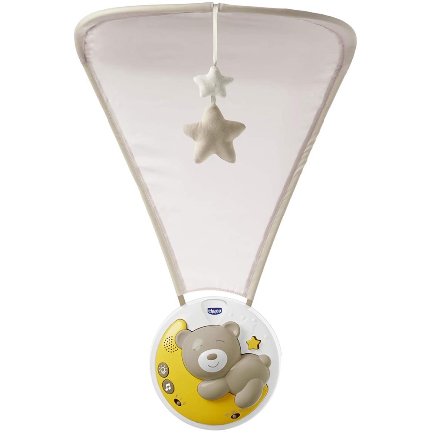 Chicco - Crib projector with melody 3in1 NEXT2MOON grey