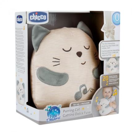 Chicco - Interactive plush toy cat