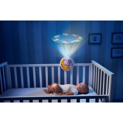 Chicco - Projector over a crib with a melody 3in1 NEXT2MOON pink