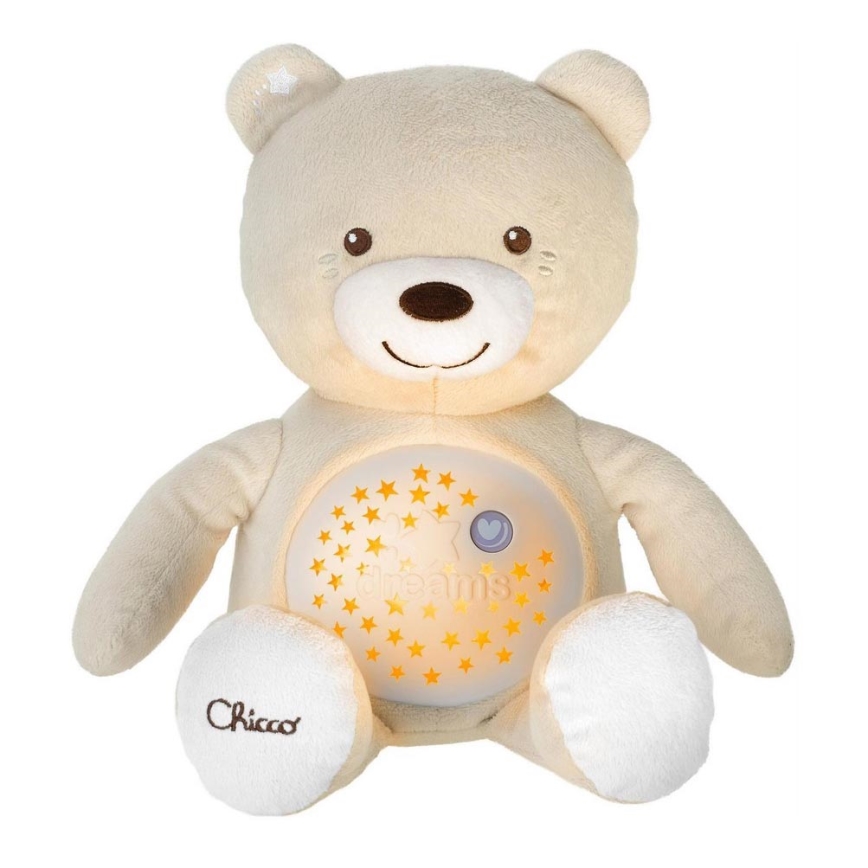 Chicco - Projector with melody BABY BEAR 3xAAA beige