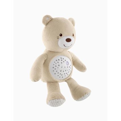 Chicco - Projector with melody BABY BEAR 3xAAA beige