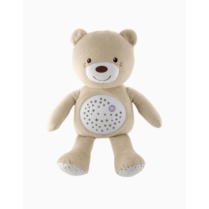 Chicco - Projector with melody BABY BEAR 3xAAA beige