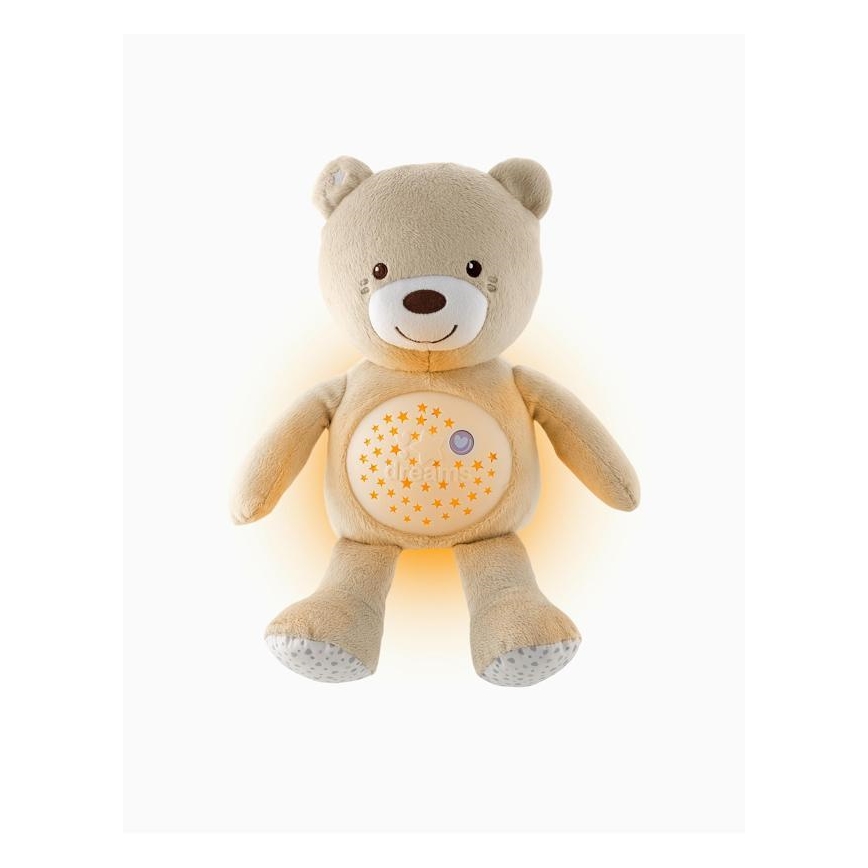 Chicco - Projector with melody BABY BEAR 3xAAA beige