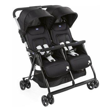 Chicco - Stroller for twins OHLALA TWIN Black Night black