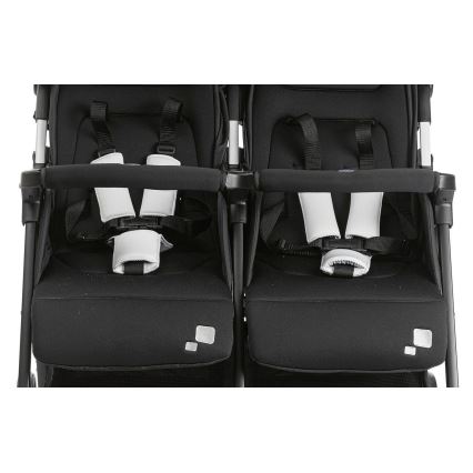 Chicco - Stroller for twins OHLALA TWIN Black Night black
