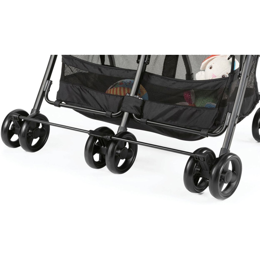 Chicco - Stroller for twins OHLALA TWIN Black Night black