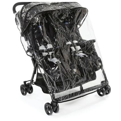 Chicco - Stroller for twins OHLALA TWIN Black Night black