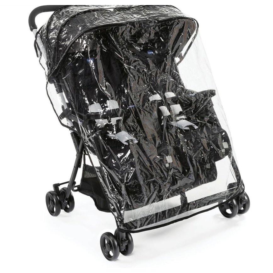 Chicco - Stroller for twins OHLALA TWIN Black Night black