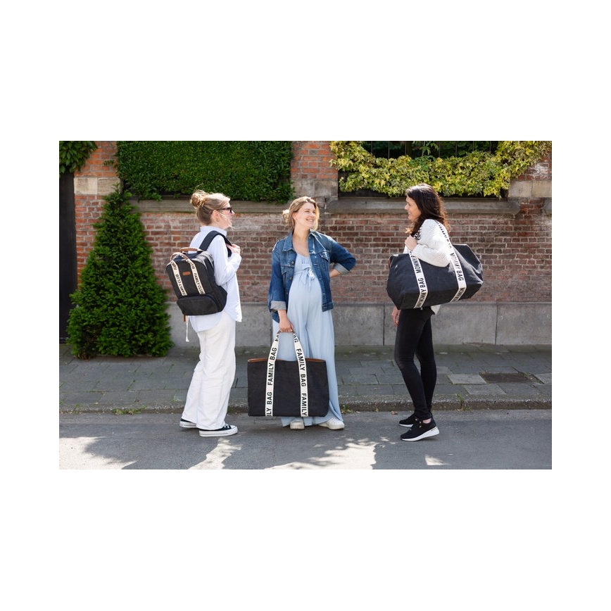 Childhome - Changing backpack FAMILY CLUB black