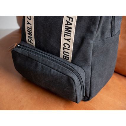 Childhome - Changing backpack FAMILY CLUB black