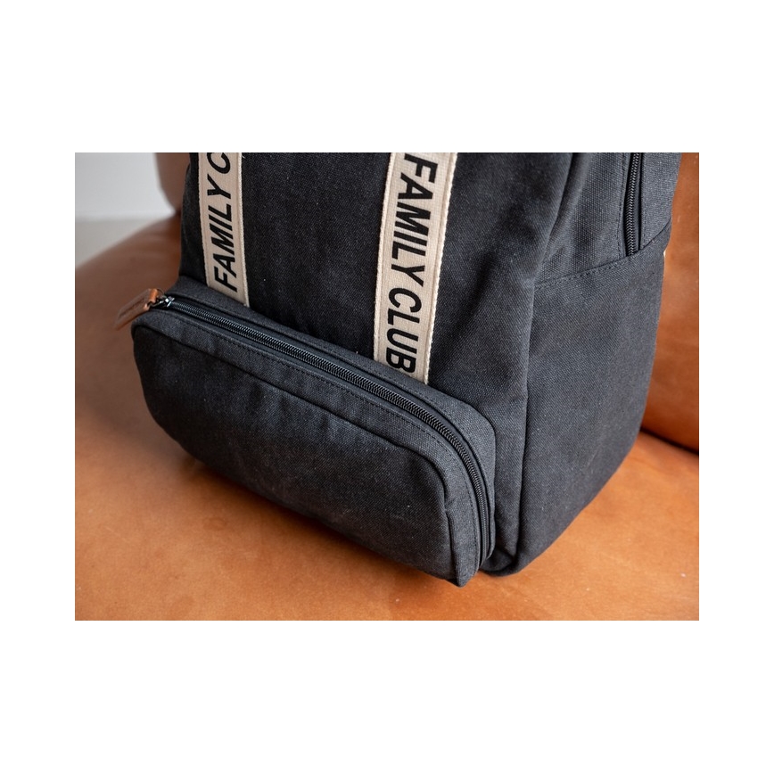 Childhome - Changing backpack FAMILY CLUB black