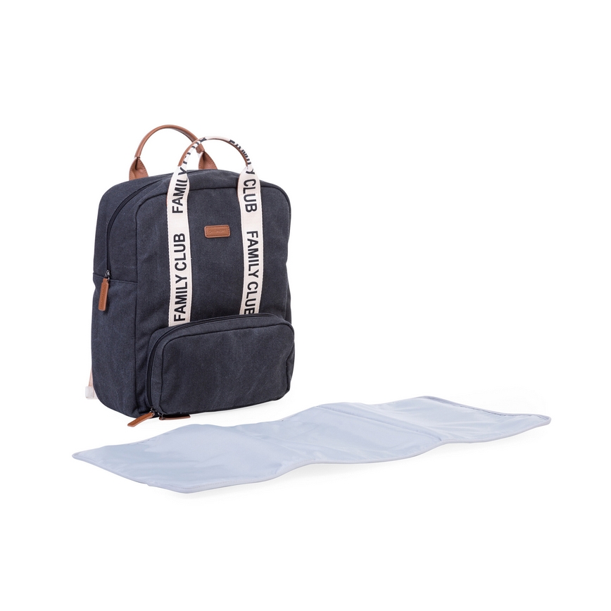 Childhome - Changing backpack FAMILY CLUB black