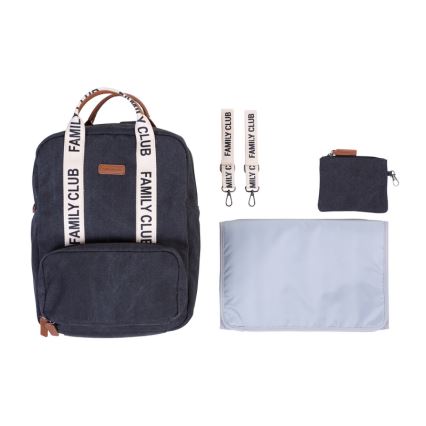 Childhome - Changing backpack FAMILY CLUB black
