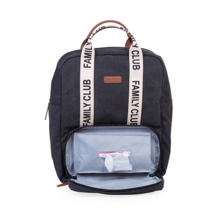 Childhome - Changing backpack FAMILY CLUB black