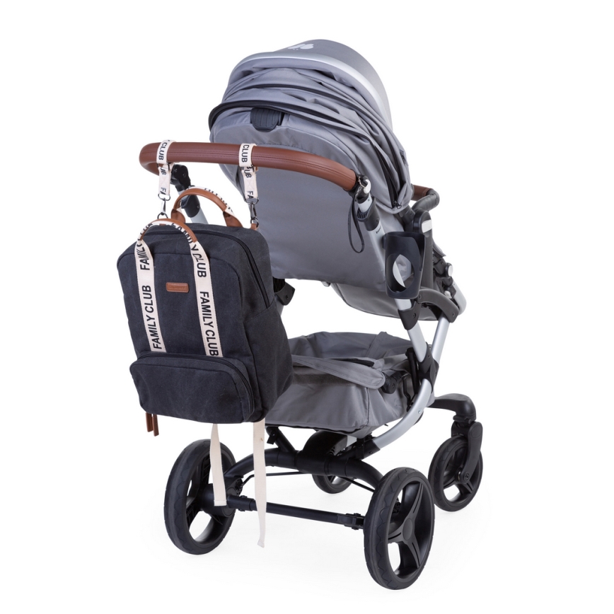 Childhome - Changing backpack FAMILY CLUB black