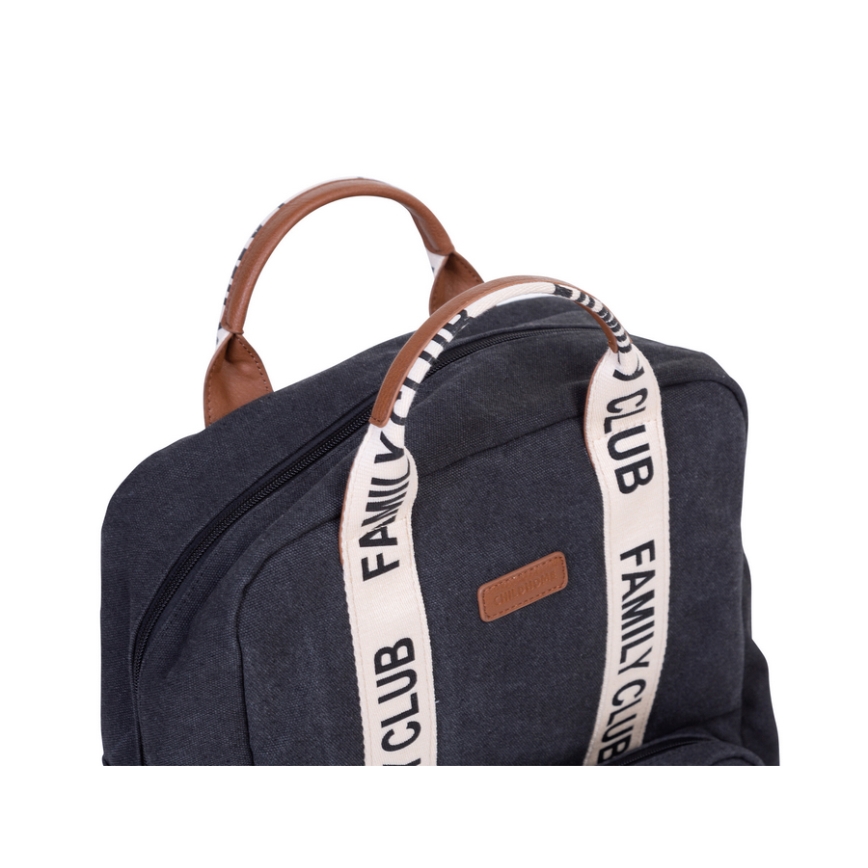 Childhome - Changing backpack FAMILY CLUB black