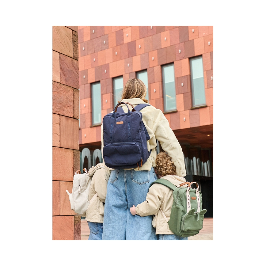 Childhome - Changing backpack FAMILY CLUB blue