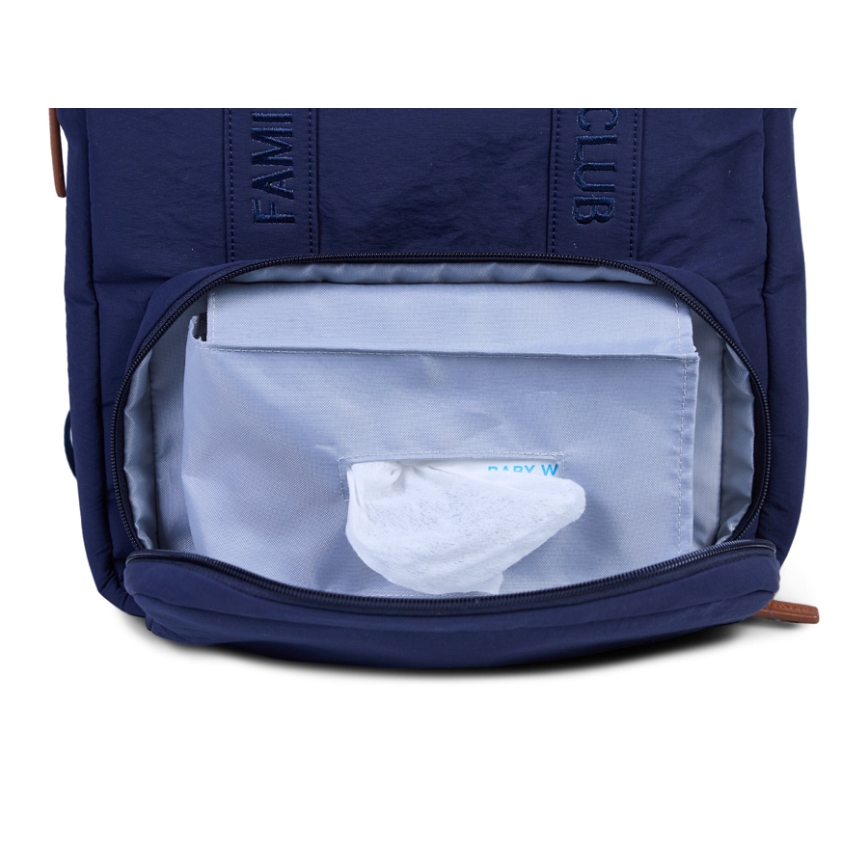 Childhome - Changing backpack FAMILY CLUB blue