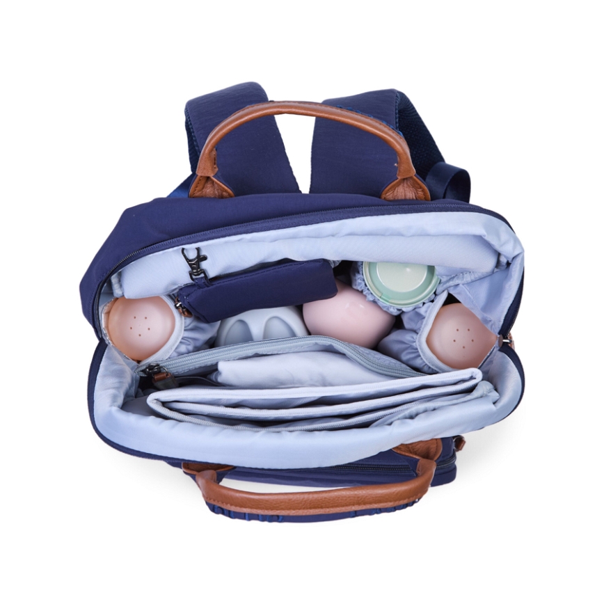 Childhome - Changing backpack FAMILY CLUB blue