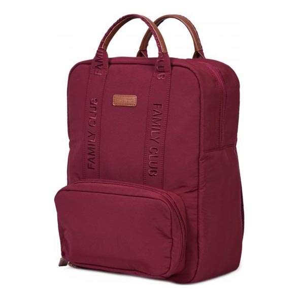 Childhome - Changing backpack FAMILY CLUB red