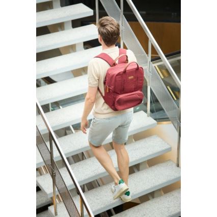Childhome - Changing backpack FAMILY CLUB red