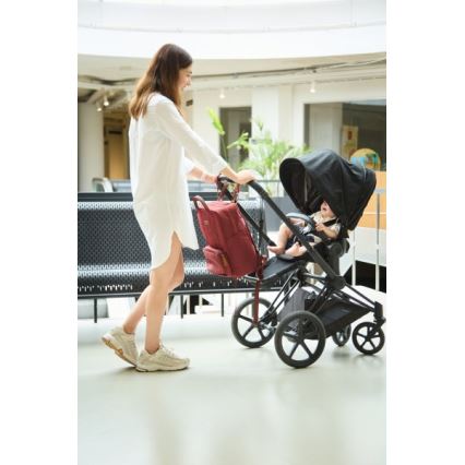 Childhome - Changing backpack FAMILY CLUB red