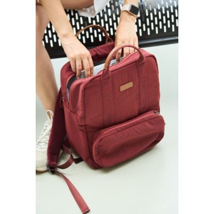 Childhome - Changing backpack FAMILY CLUB red