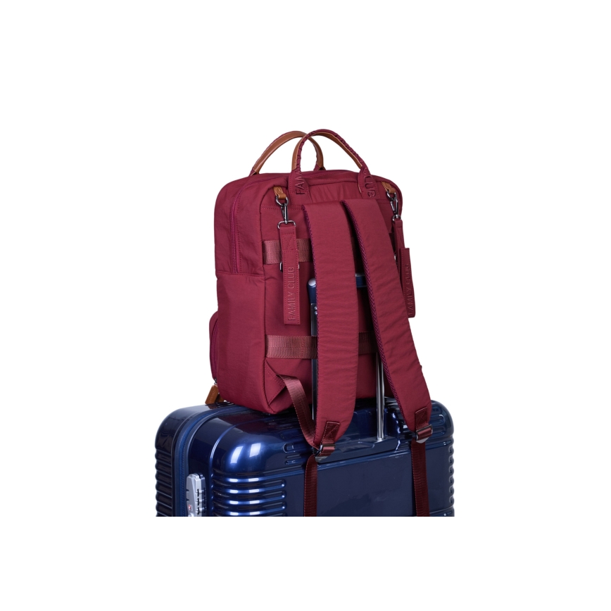 Childhome - Changing backpack FAMILY CLUB red