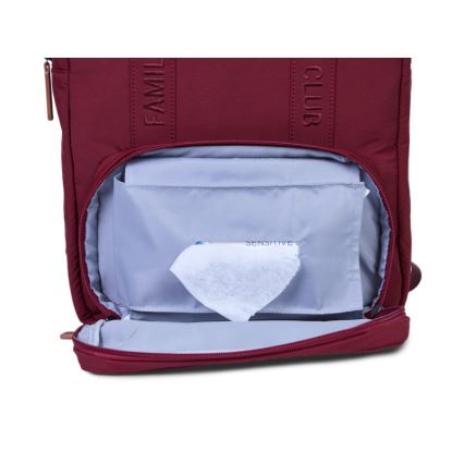 Childhome - Changing backpack FAMILY CLUB red