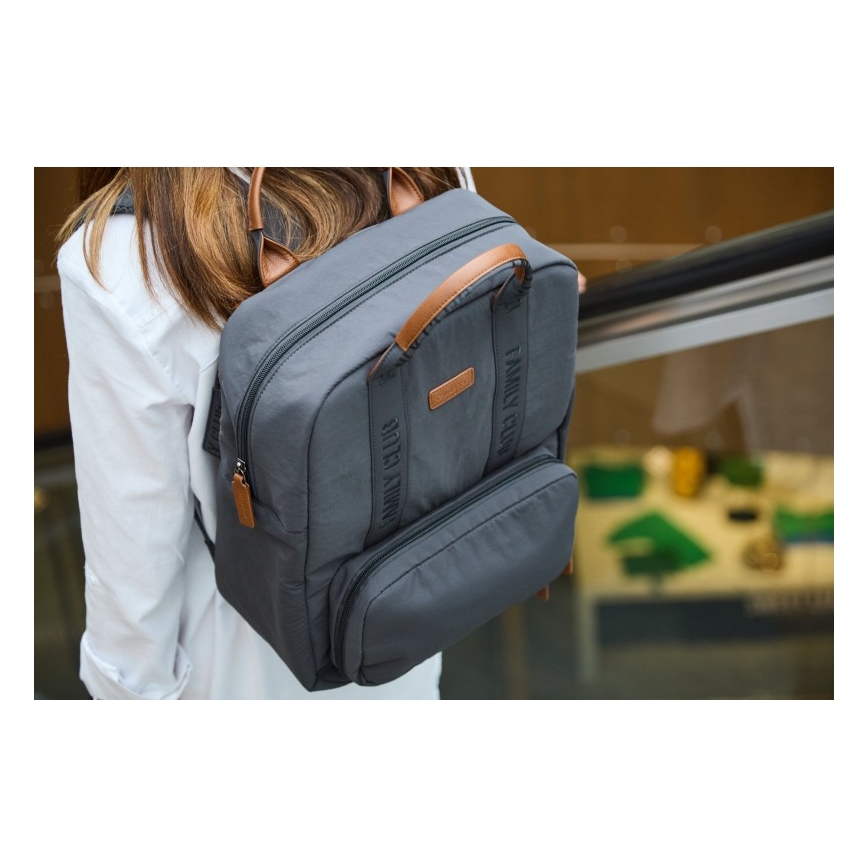 Childhome - Changing backpack FAMILY CLUB SIGNATURE grey