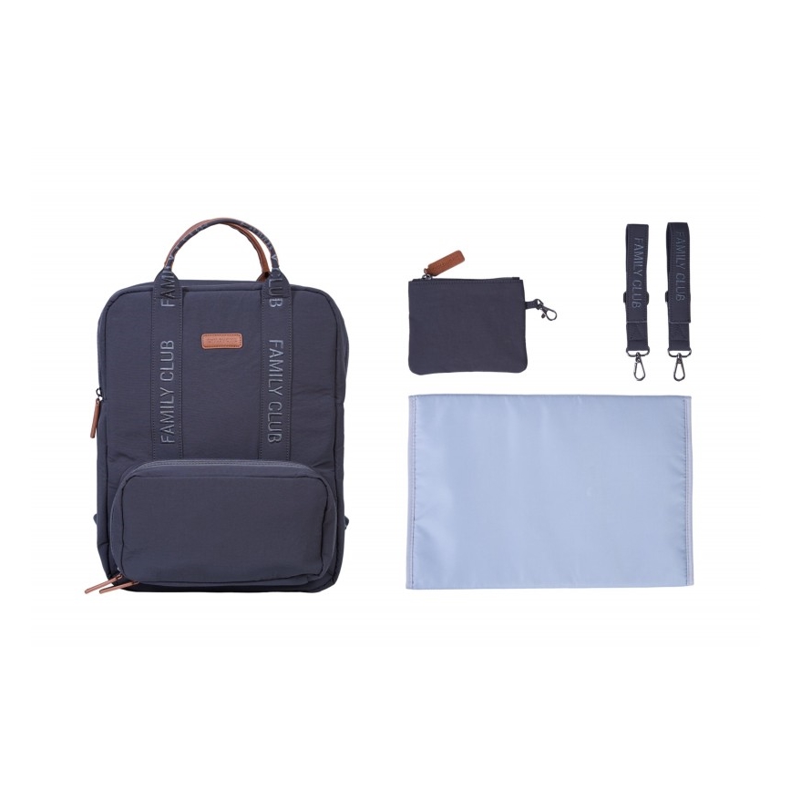 Childhome - Changing backpack FAMILY CLUB SIGNATURE grey