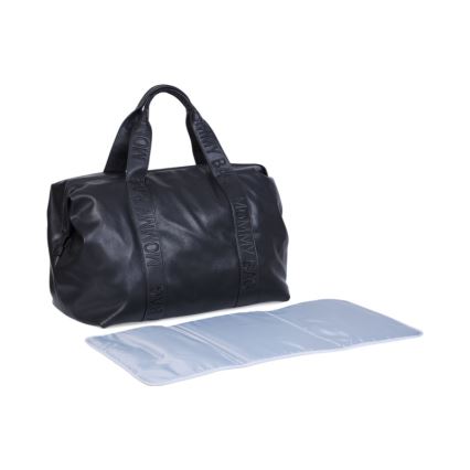 Childhome - Changing bag MOMMY BAG LEATHER black