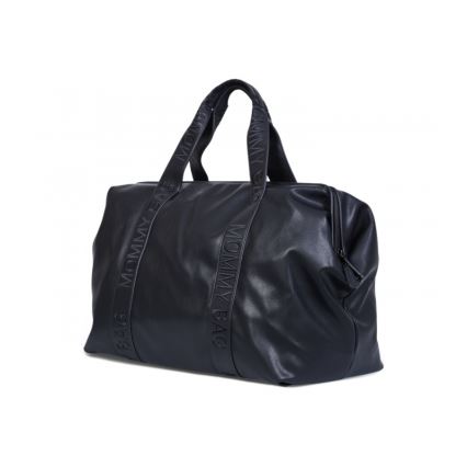 Childhome - Changing bag MOMMY BAG LEATHER black