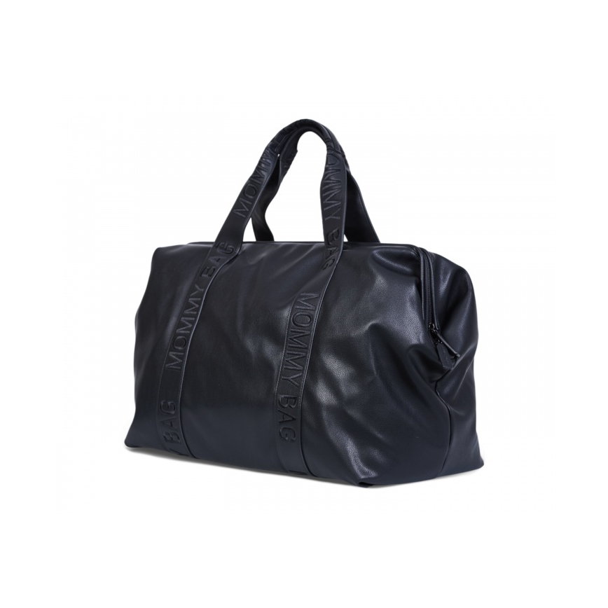 Childhome - Changing bag MOMMY BAG LEATHER black