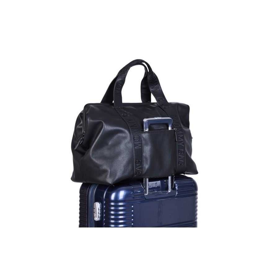 Childhome - Changing bag MOMMY BAG LEATHER black