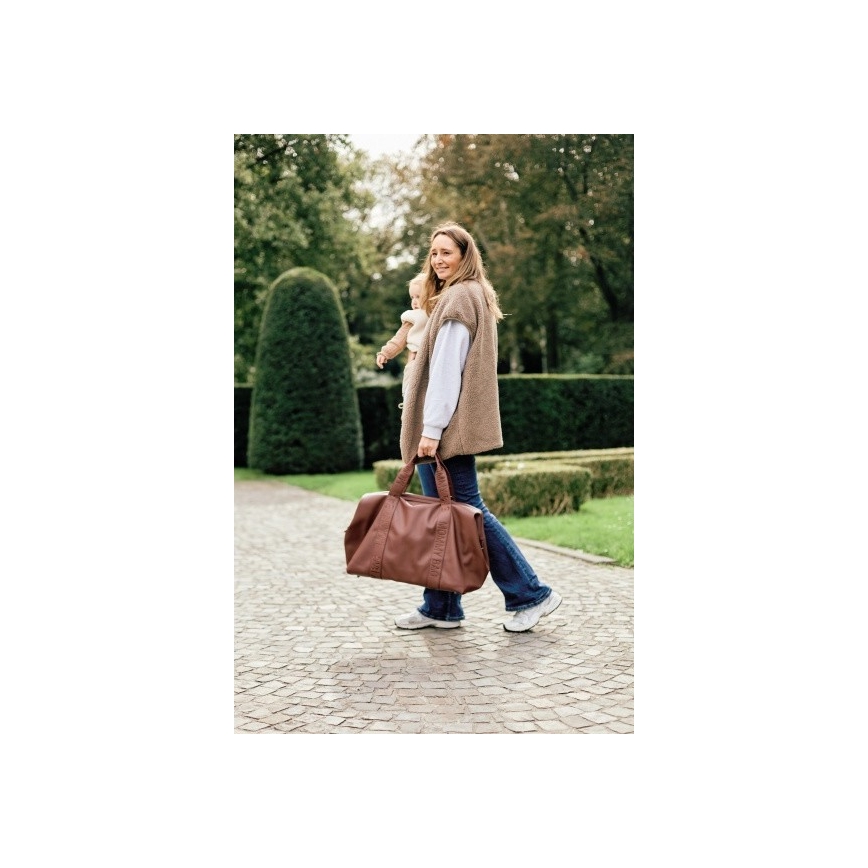 Childhome - Changing bag MOMMY BAG LEATHER brown