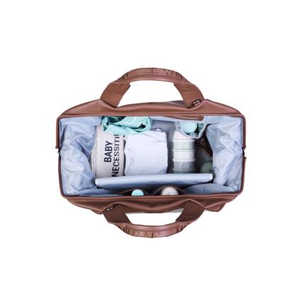 Childhome - Changing bag MOMMY BAG LEATHER brown